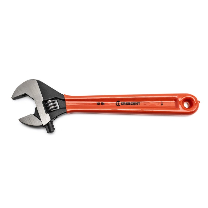Crescent 12" Adjustable Black Oxide Cushion Grip Wrench - Carded - AT212CVS - Image 1